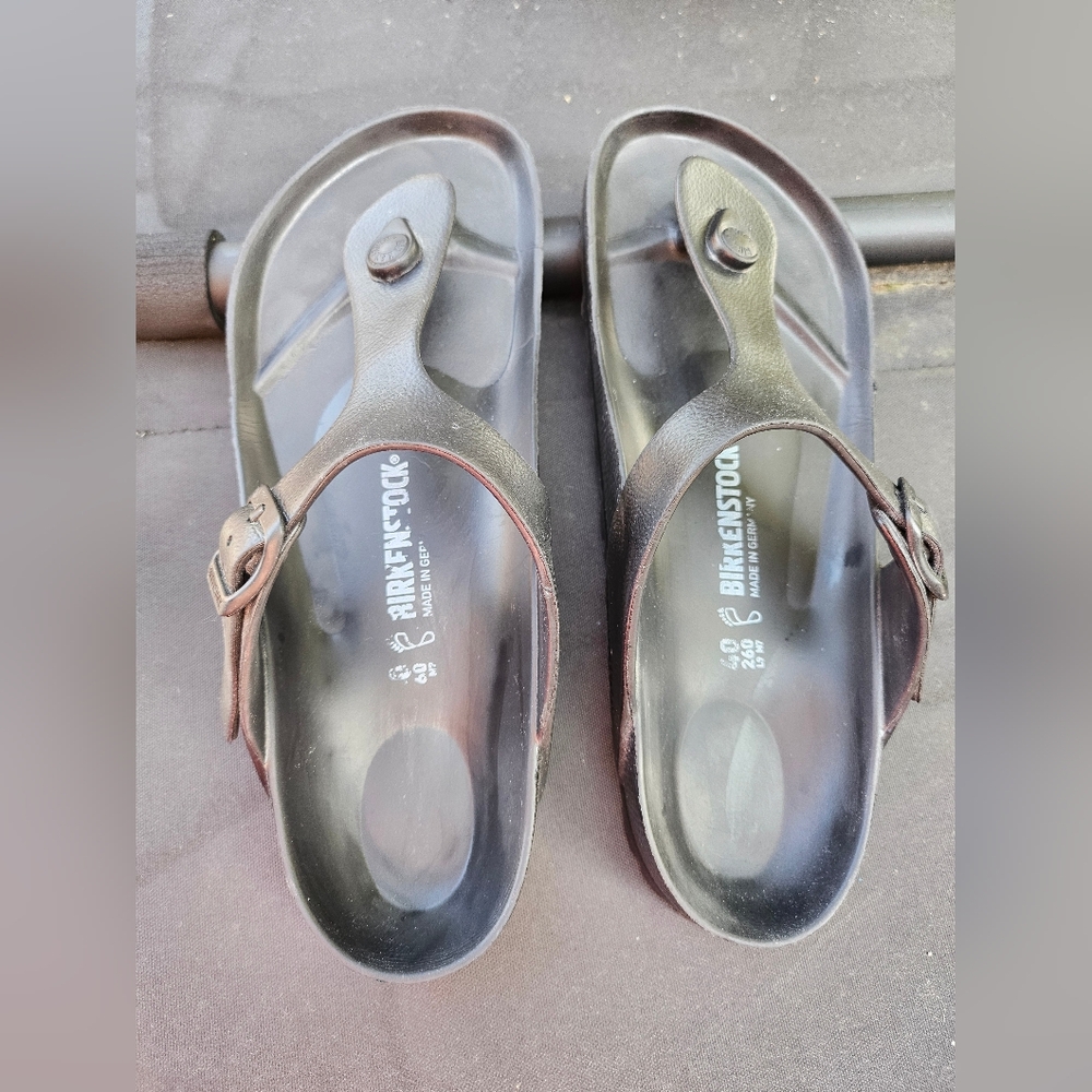 Birkenstock Black Thong Sandals